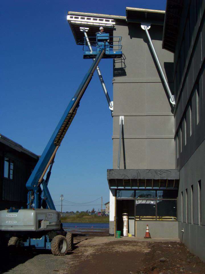 Fraser shipyards under construction