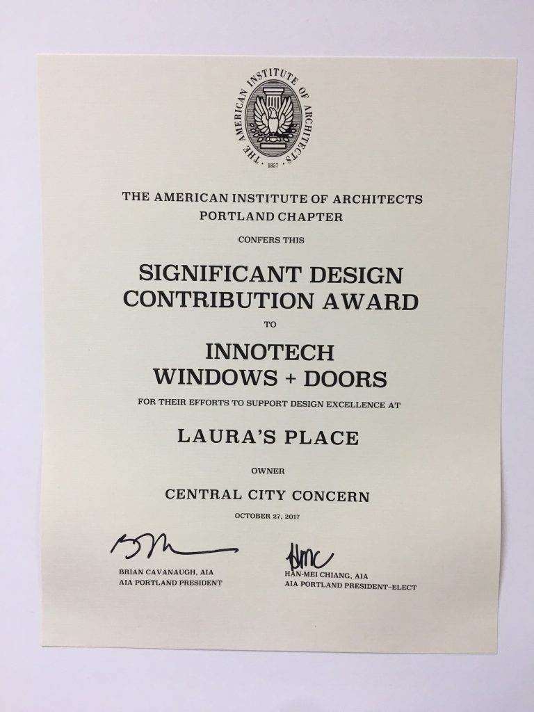 AIA Portland Architectural Awards - Laura