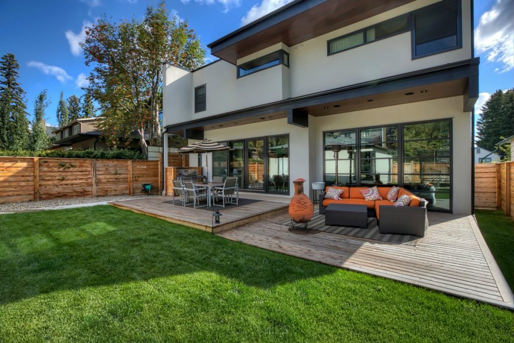 Calgary Custom Home - Patio Doors