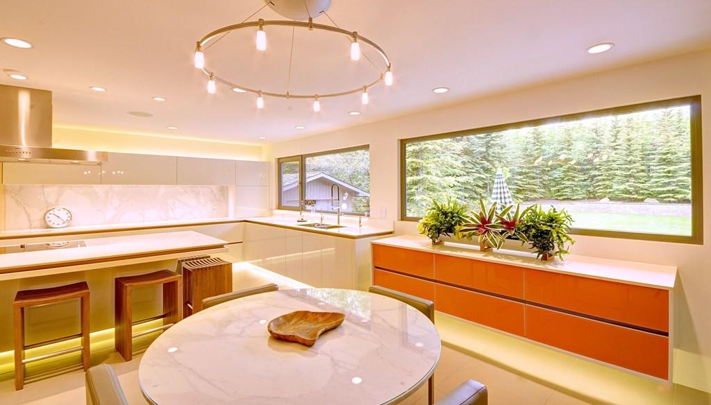 Windows instead of Cabinets Interior Design