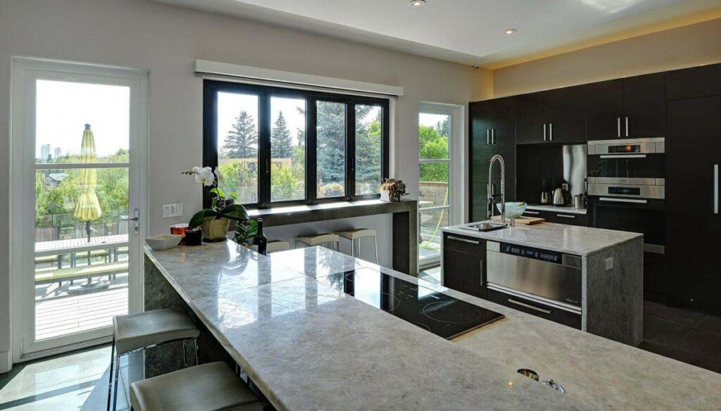 Windows instead of Cabinets Interior Design