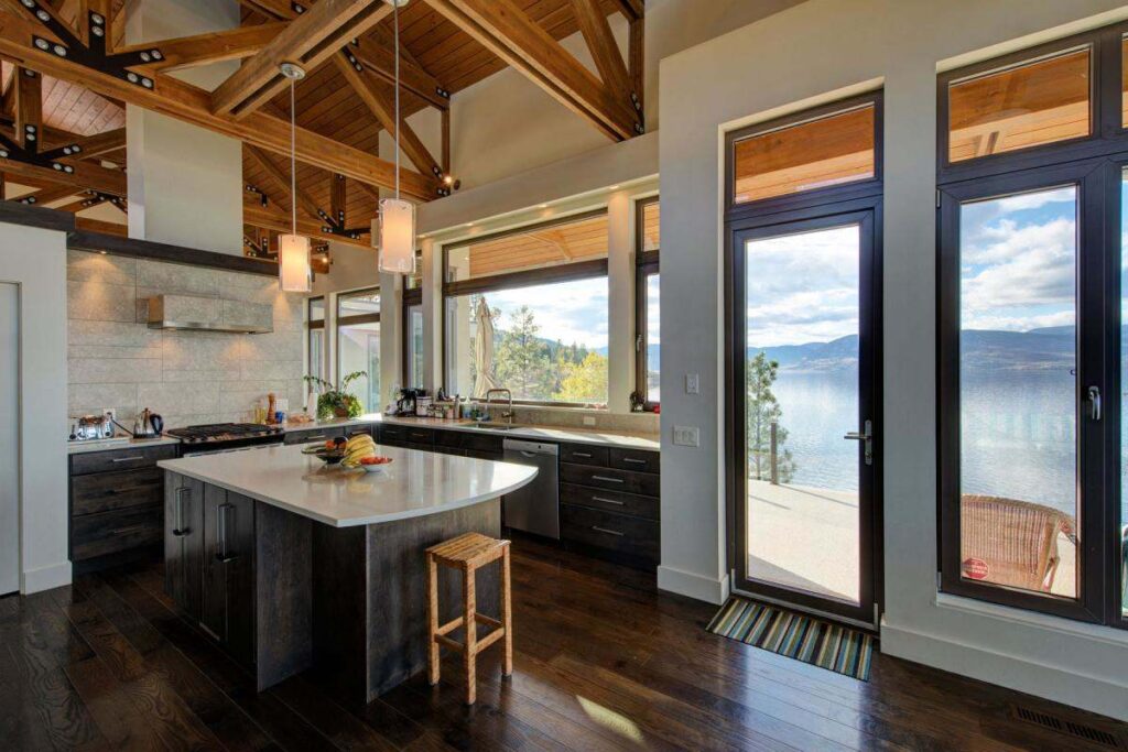 Windows instead of Cabinets Interior Design