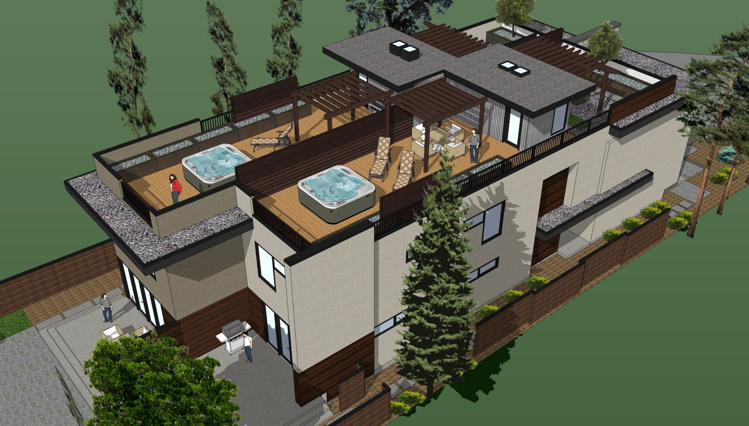 Energy efficient home under construction in Kelowna