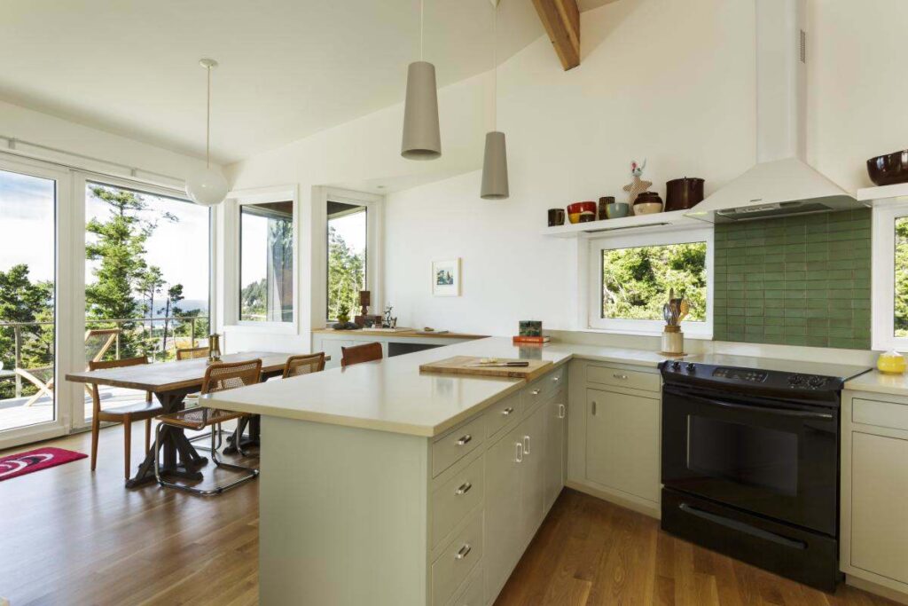 Windows instead of Cabinets Interior Design
